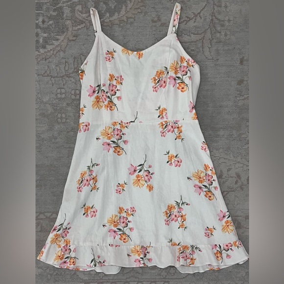 Floral Print Ruffle-Hem Fit & Flare Cami Women’s Dress Old Navy, Women’s Large - Picture 1 of 7